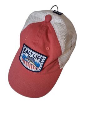Salt Life Mesh Snapback Baseball Hat Girls Youth Size